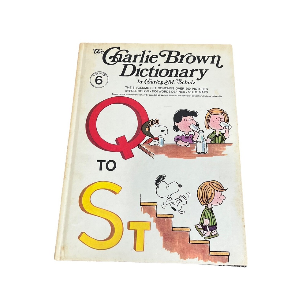 The Charlie Brown Dictionary Vol. 6 Q To St First Printing 1973 Charles M Schulz